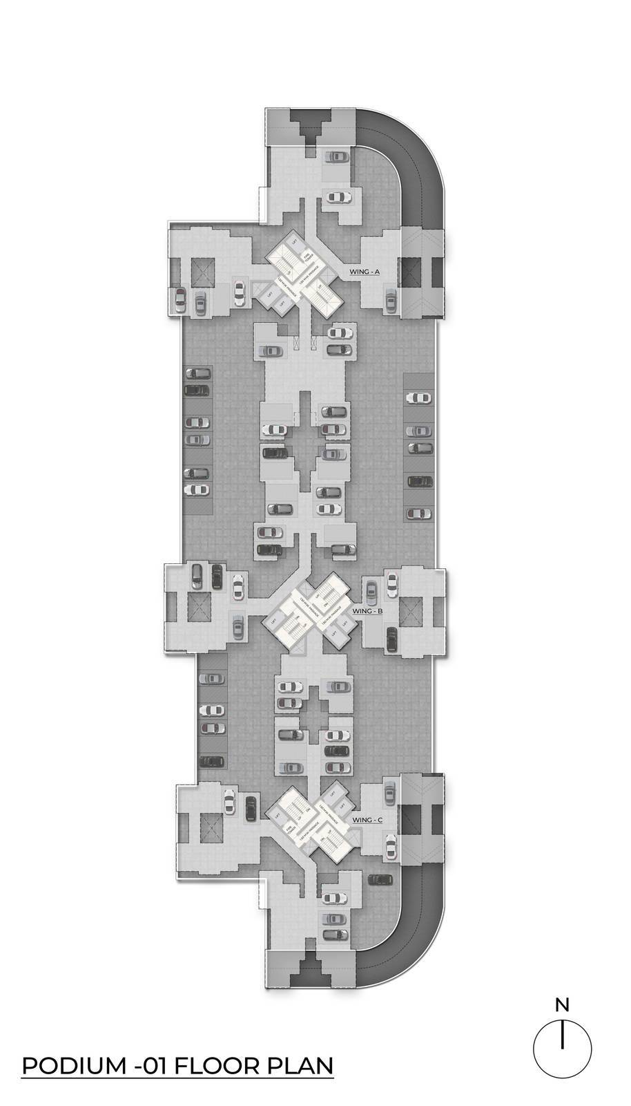 2D_Podium -01 Floor Plan